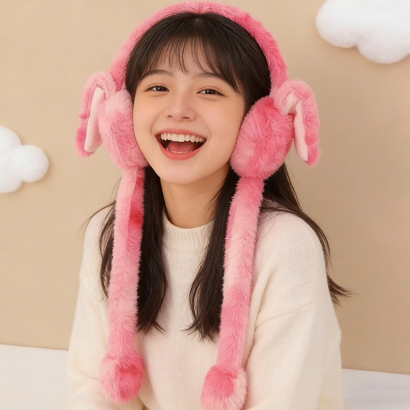 Cute Rabbit Plush Bunny Earmuffs