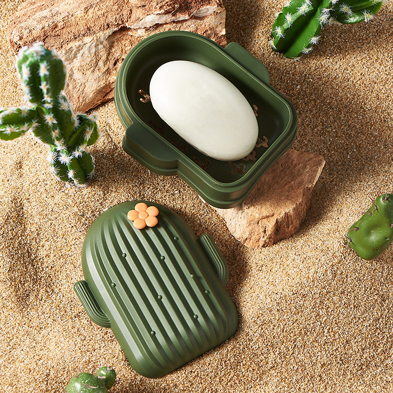 1pc Cactus Shape Soap Case