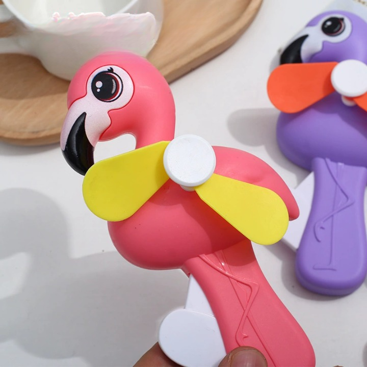 Flamingo Design Mini Hand Fan