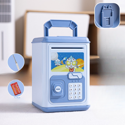 Children's Money Bank With Light Music And Key