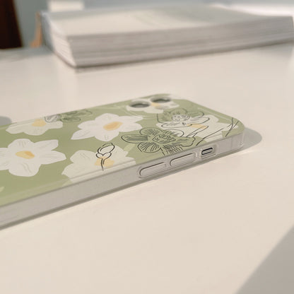 Green Flower - iPhone Case