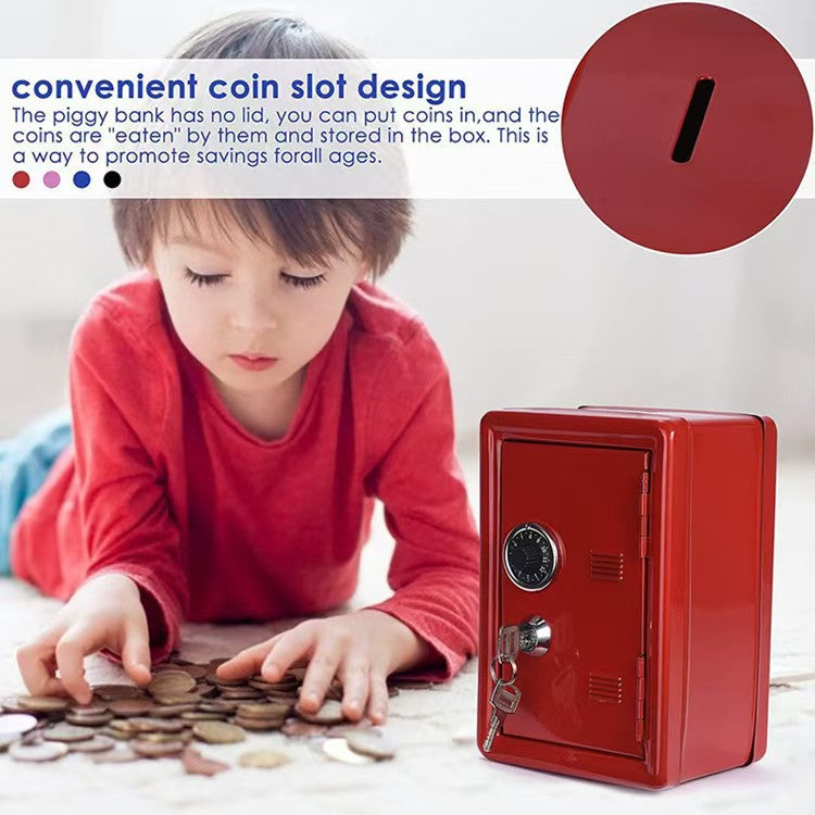 Metal Saving Box with Password & Key Lock
