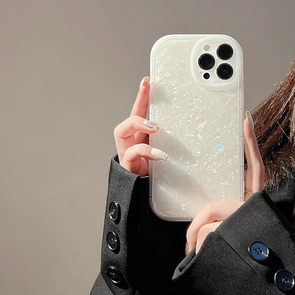Silver Sprinkle - iPhone back cover only