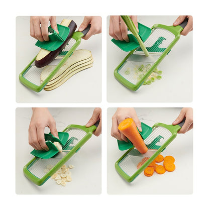 Adjustable Fruit & Vegetable Slicer with Hand Guard