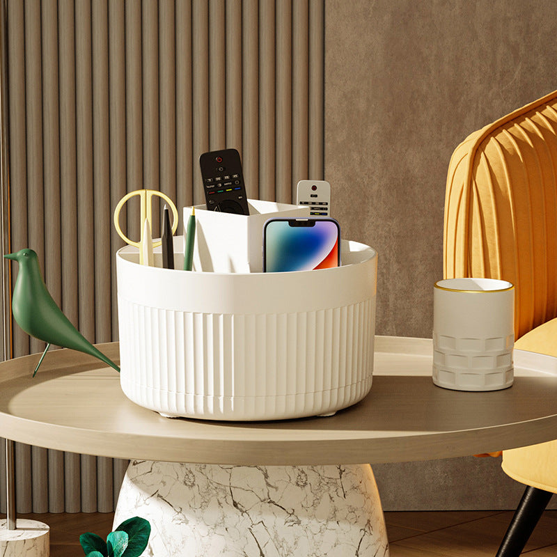 360° Rotating Desktop Makeup Brush Organizer