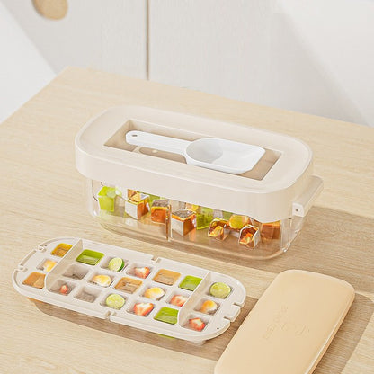 Pressing Ice Cube Mold Ice Tray Box