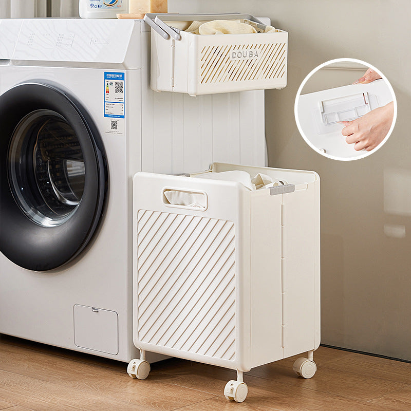 Foldable laundry Hamper basket with Wheels