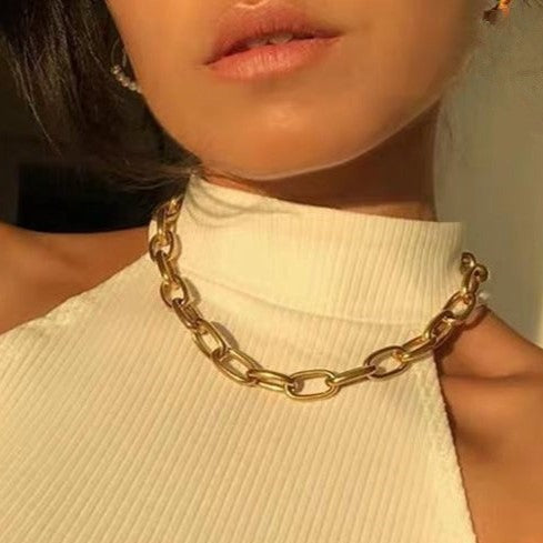 Vintage Golden Chain Necklace