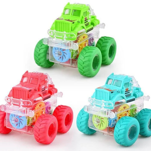 Friction Gear Light-Up Mad Car Toy