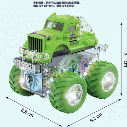 Friction Gear Light-Up Mad Car Toy