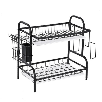 2 Tier Compact Dish Drying Rack