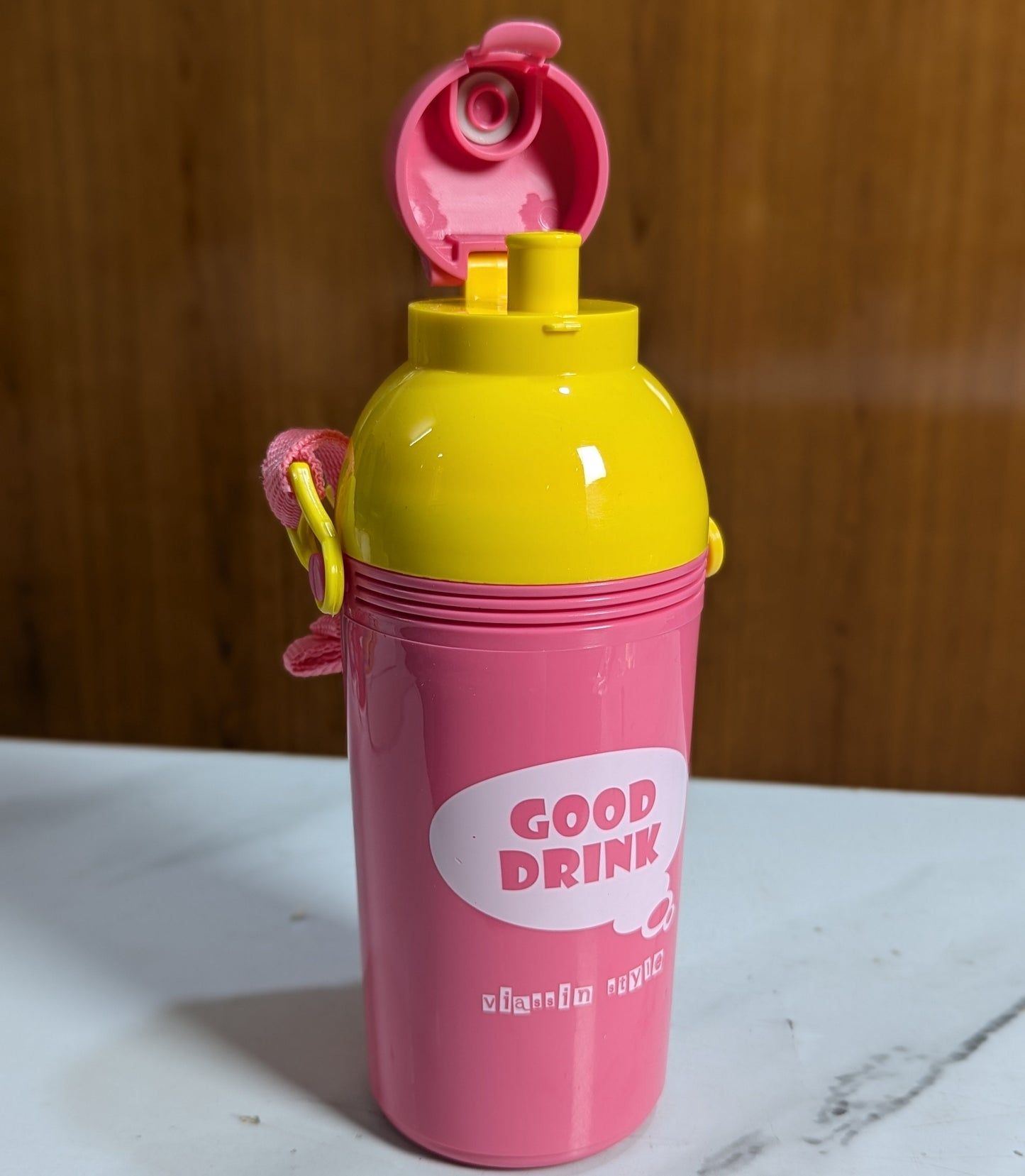 Portable Plastic School Water Bottle