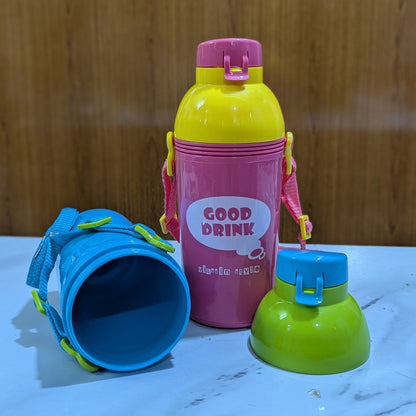 Portable Plastic School Water Bottle