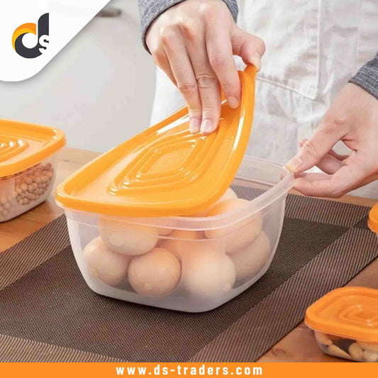 Pack Of 2 Easy Lock Food Container