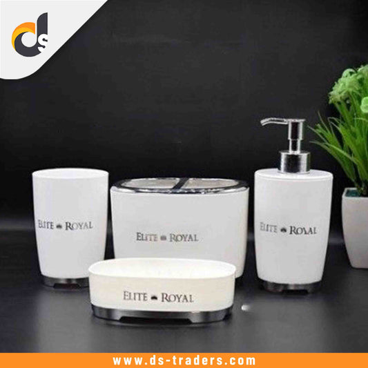 Pack Of 4 - Bathroom Accessories Set