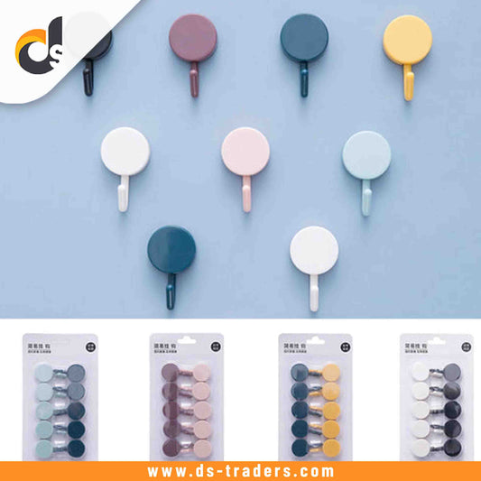 Pack of 10- Self Adhesive Heavy Duty Hooks