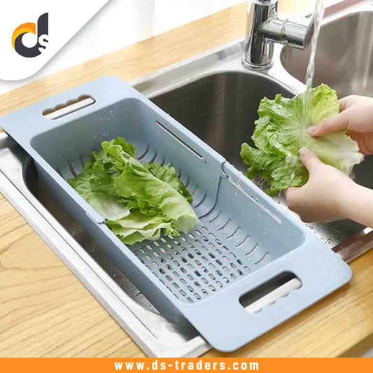 Plastic Adjustable Sink Drain Basket