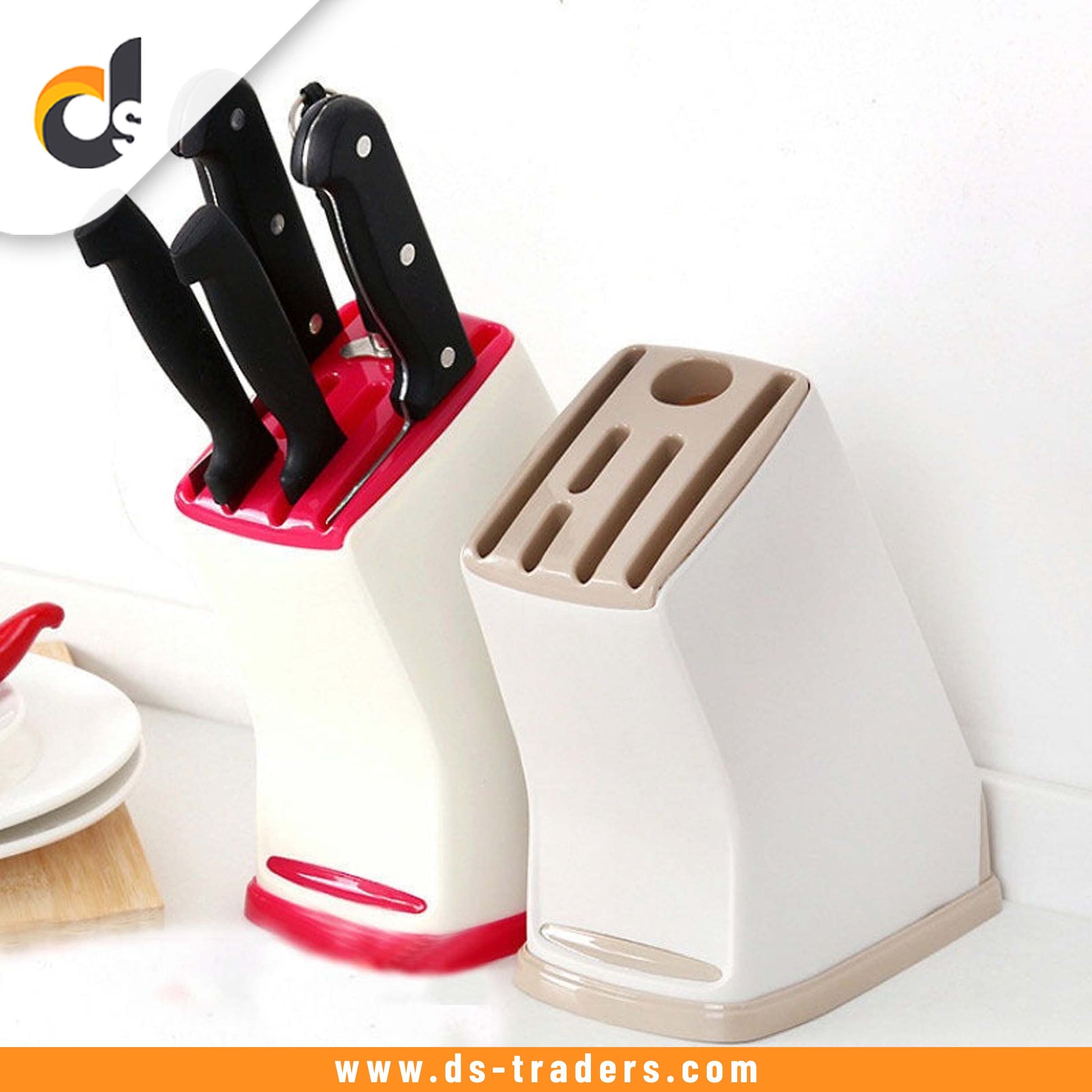 Plastic Kitchen Knife Holder Rack