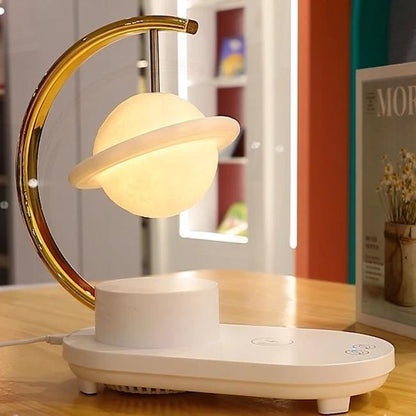 Moon Lamp with Wireless Charger & Bluetooth Speaker