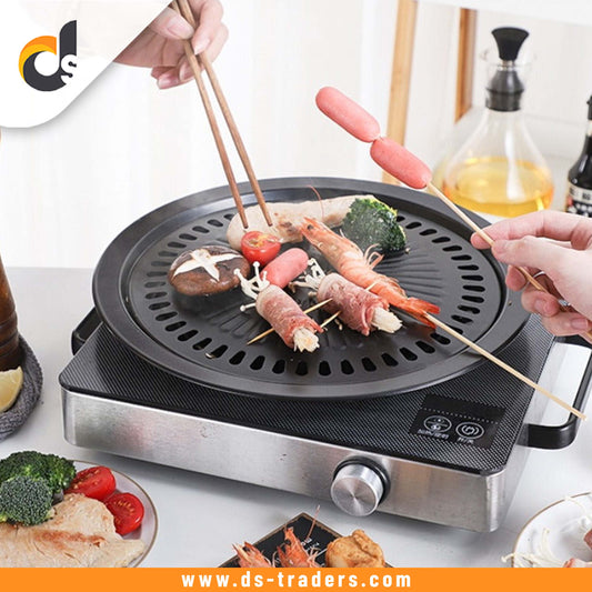 Round Non-stick Stovetop Grill Pan