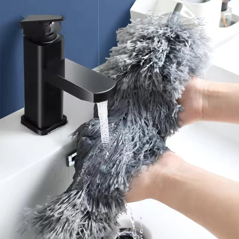 Adjustable Microfiber Dusting Brush