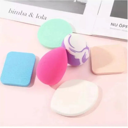 6 Pcs Beauty Blender Makeup Sponge Set