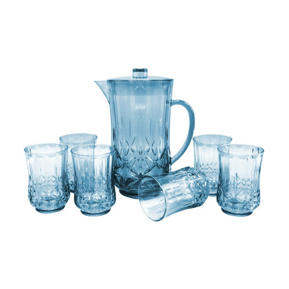 SERENE ACRYLIC WATER JUG & GLASS SET