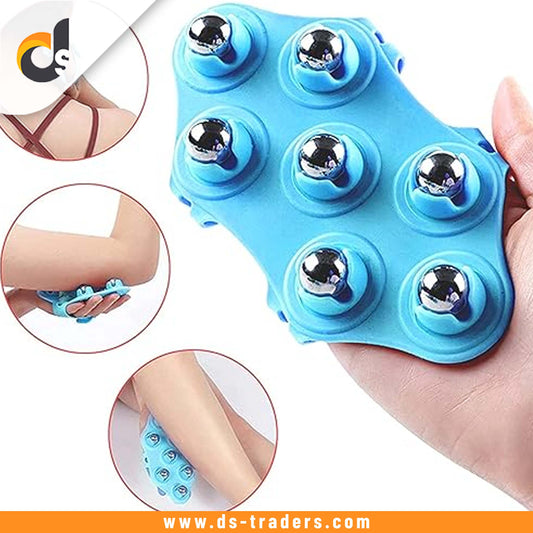 Silicon 7 Balls Body Massager Glove