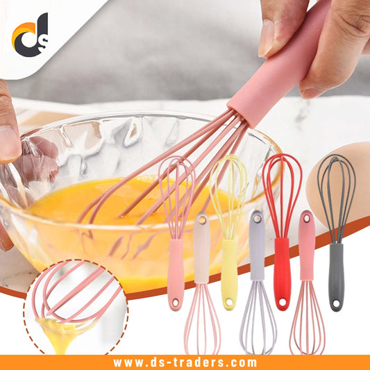 Silicone Hand-Held Egg Whisker