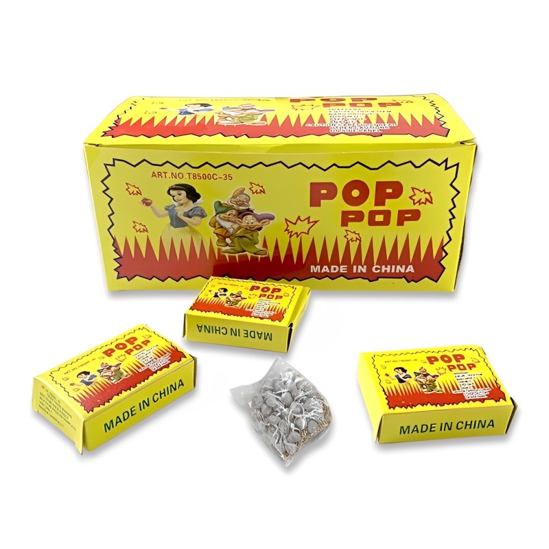 2 Box Sparkling And Safe Pop firecrackers For Kids (Each Box 50 PCS)