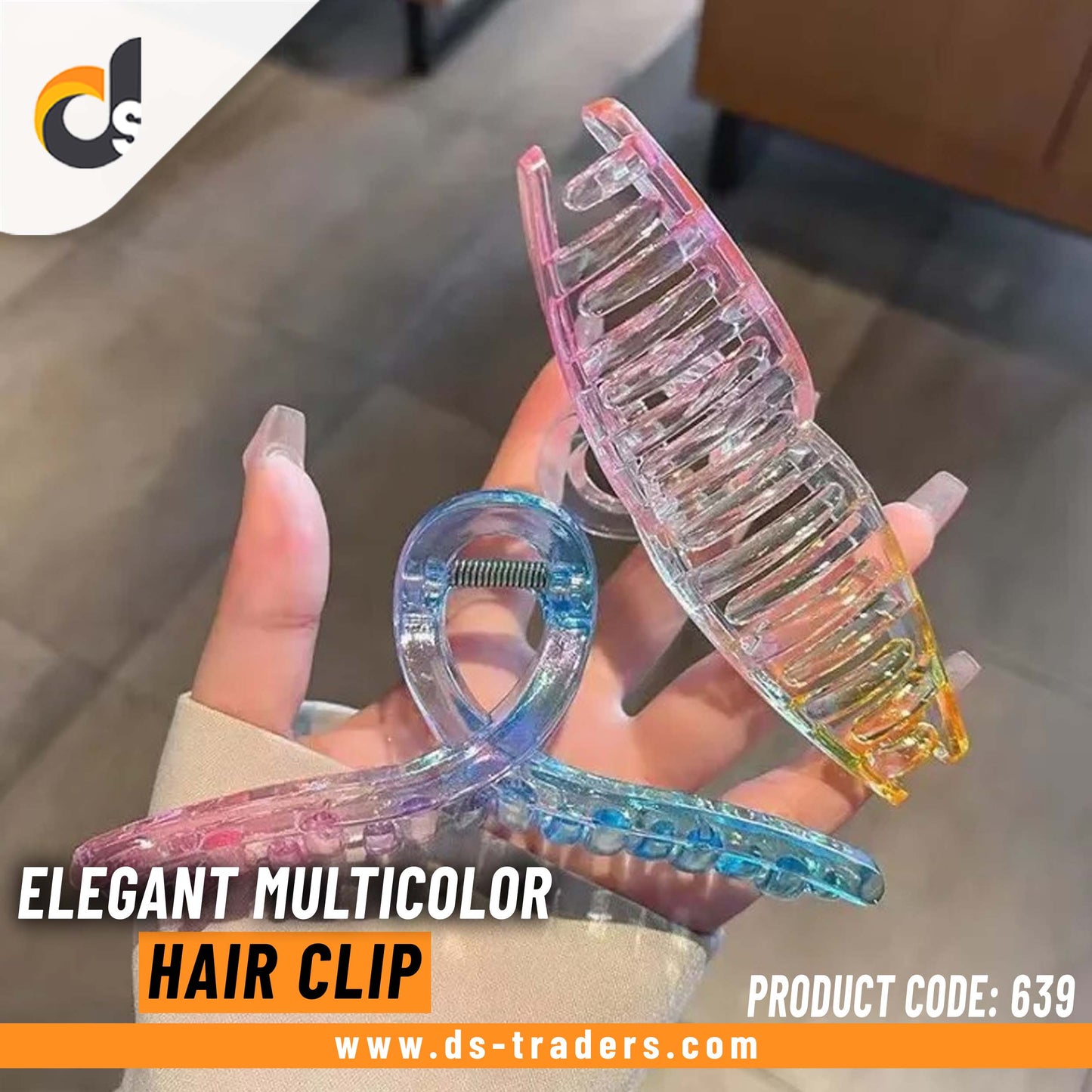 Elegant Multicolor Hair Clip