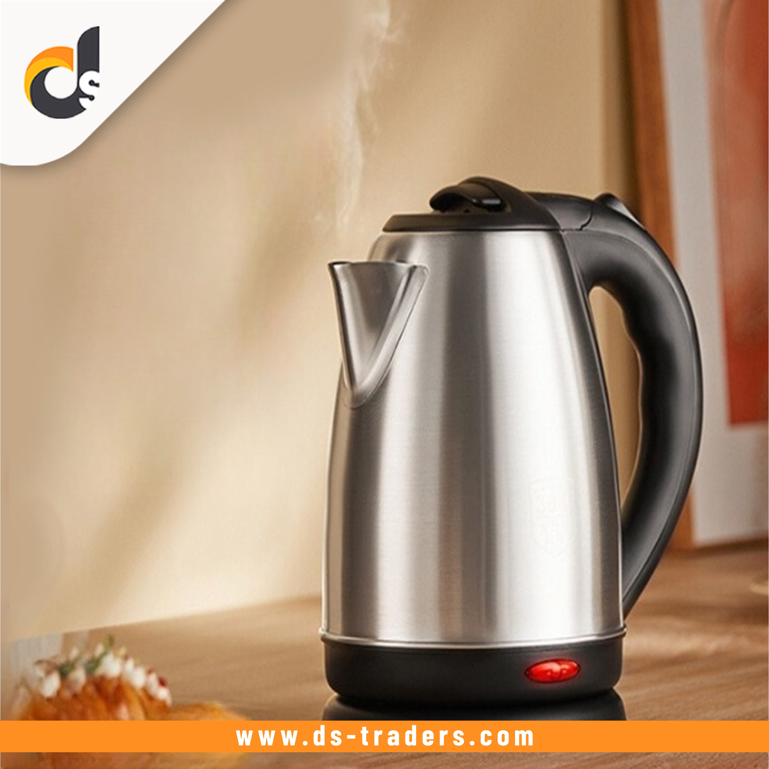 Premium Quality Electric Kettle 2.0 Liter 1500 Watts – DS Traders