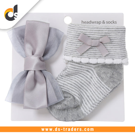 Baby Socks And Headband Set