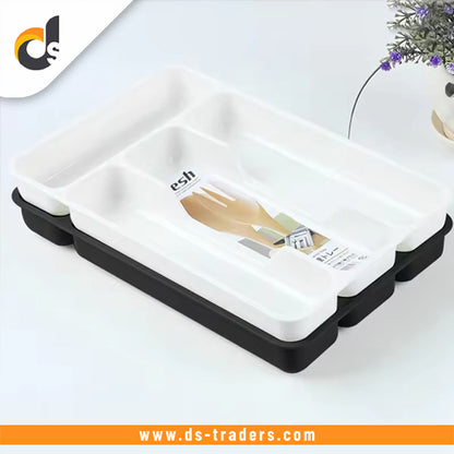 4-Portion Cutlery and Stationery Organizer Tray