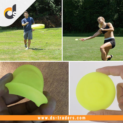 Creative Mini Silicon Frisbee Hand Push