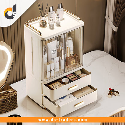 Double-Door Pretty Cosmetics Organizer