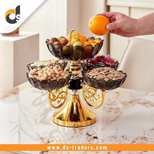 Ornamental Rotating Fruit Plate