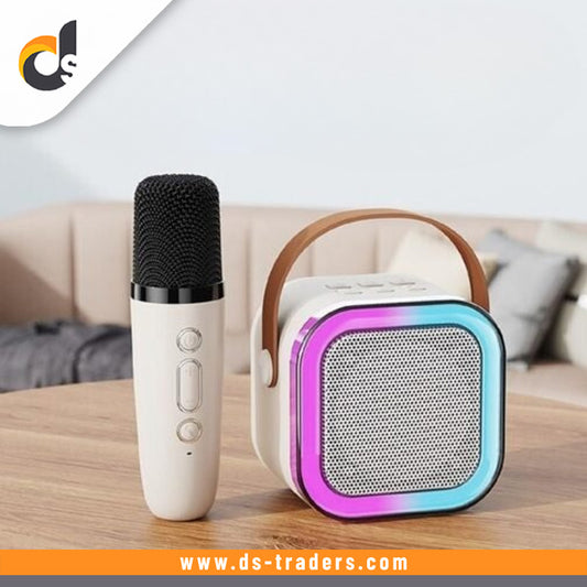 Wireless Mini Speaker With LED Light And Mic