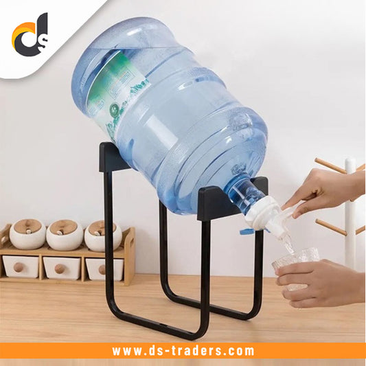 Water Bottle Metal Stand with Tap