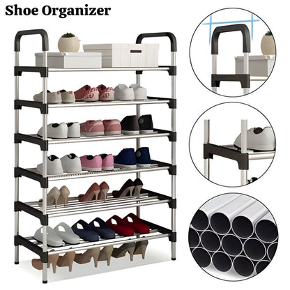 Stainless Steel Multi Layer Shoe Rack