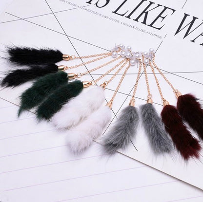 Long Tassel Tail Earrings