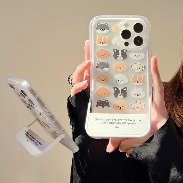 Cute Animal Face Design - iPhone Back Case Only