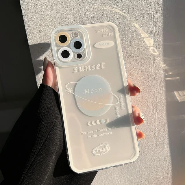 Beautiful Moon Design - iPhone Back Case Only