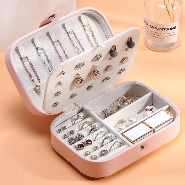 Stylish Portable Jewelry Organizer Box