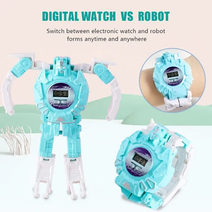 Transformers Robot Toy Deformation Digital Watch