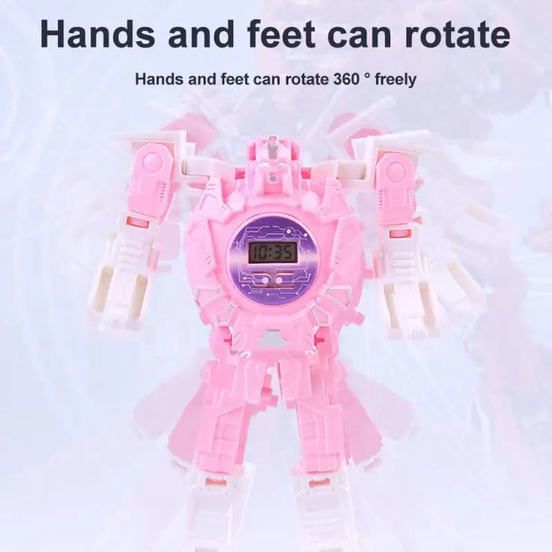 Transformers Robot Toy Deformation Digital Watch