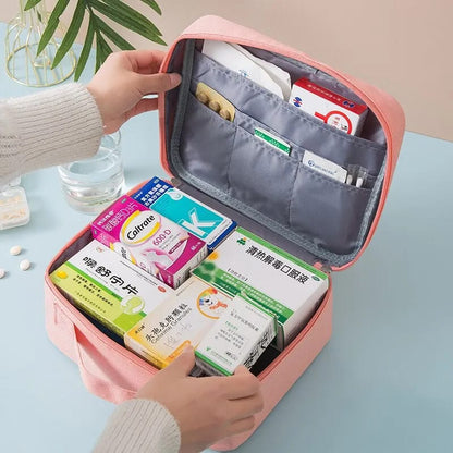 Portable Travel Organizer First Aid Kit Pouch