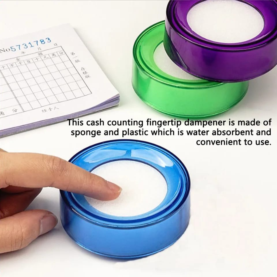 Note Damper Water Sponge Damper – For Counting: Money, Paper, Notes – DS Traders