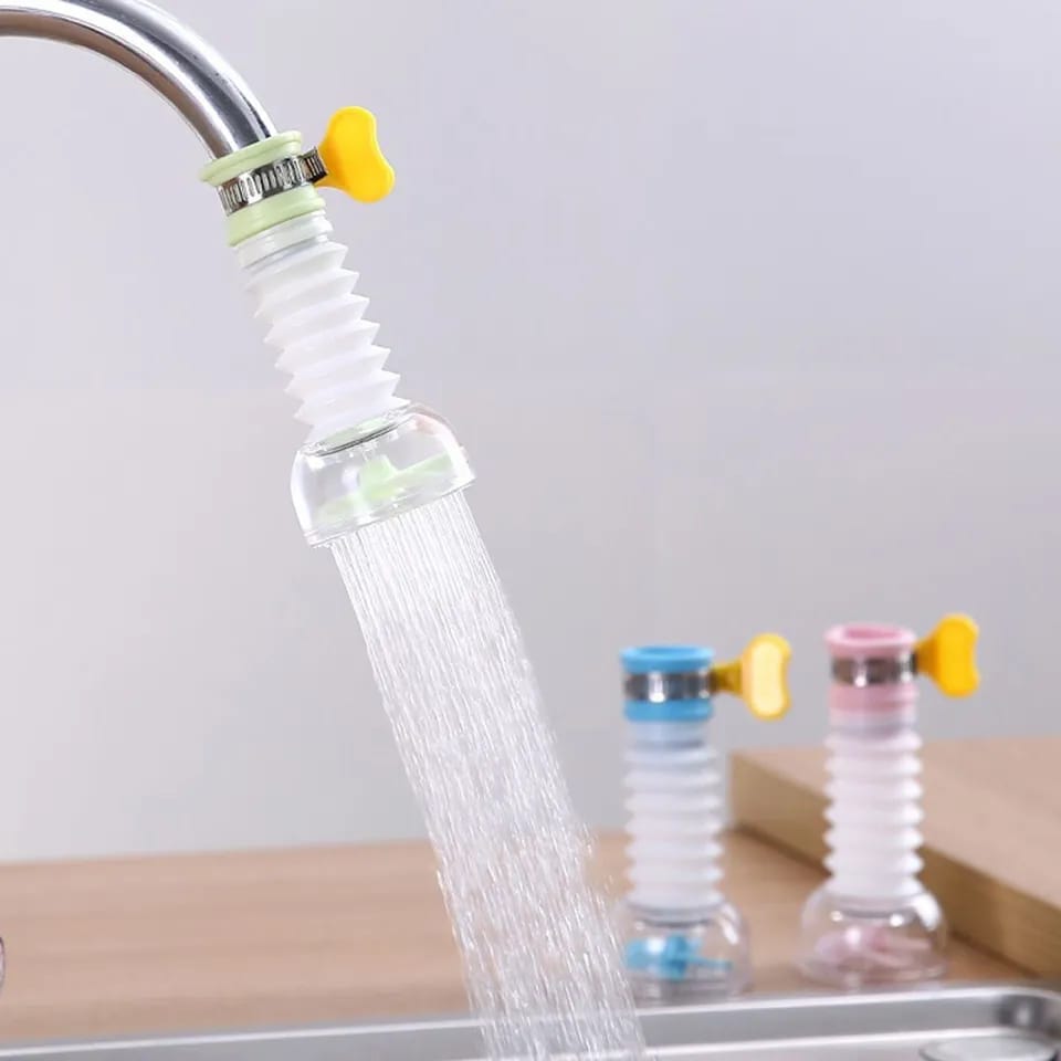 New Fan Faucet With Clip 360 Adjustable Flexible Kitchen Faucet Tap Water Filter