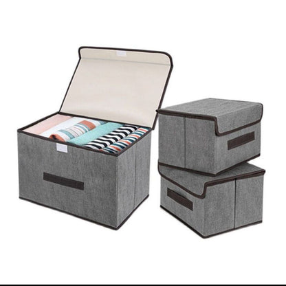 Multi-Purpose Foldable Non-Woven Storage Organizer Box